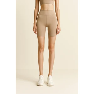 Yüksek Bel Toparlayıcı Kadın Spor Kısa Tayt