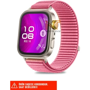 Huawei Fit 4 Pro / Fit 4 / Fit 3 Uyumlu Sportif Örgü Cırtlı Pratik Kordon