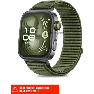 Huawei Fit 4 Pro / Fit 4 / Fit 3 Uyumlu Sportif Örgü Cırtlı Pratik Kordon