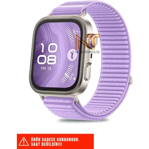 Huawei Fit 4 Pro / Fit 4 / Fit 3 Uyumlu Sportif Örgü Cırtlı Pratik Kordon