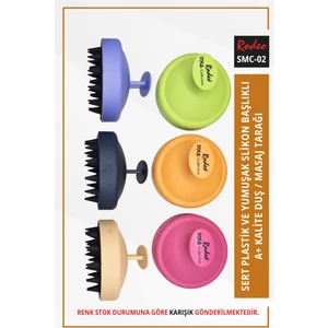 Rodeo Yumuşak Silikonlu Saç ve Saç Derisi Bakım ve Masaj Tarağı 1 Adet