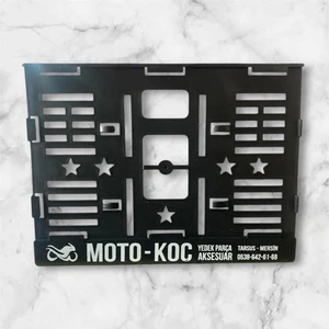 Motosiklet Plakalık Plastik