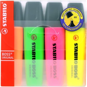 Boss Original Pastel Renk Fosforlu Kalem 4'lü Paket