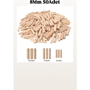 Ahşap Kavela 8X35MM 50 Adet