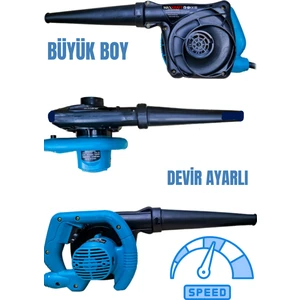 Profesyonel Büyük Boy Güçlü Hava Üfleme Makinesi Devir Ayarlı
