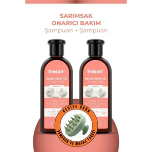 Sarımsak Bakım Şampuanı 300 ml x 2 Adet - Pycos Duş Tarağı Hediyeli