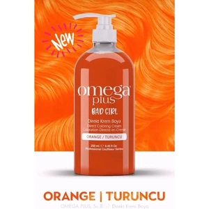 Omega Plus Bad Girl Turuncu Amonyaksız Renkli Saç Boyası 250ML