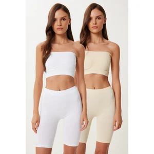 2’li Paket Dikişsiz Örme Boxer