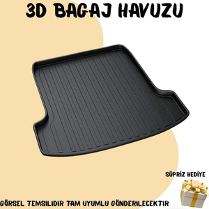 Chevrolet Lacettı Sedan (J200) 2004 ve 2011 3D Bagaj Havuzu