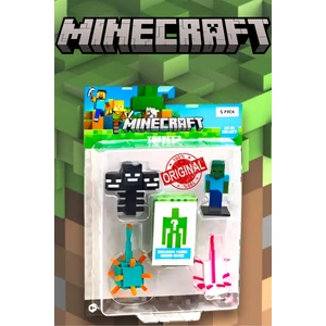 Minecraft 3D Figür Toppeez 5'li Set - Model 4
