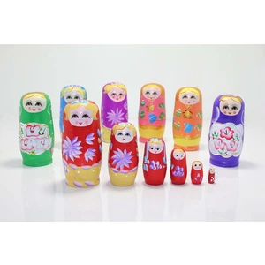 6'li Ahşap Matruşka 14 cm