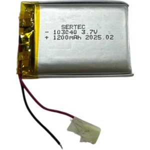 103040 3.7V 1200MAH Li-Polymer Pil DEVRELI/1.5A