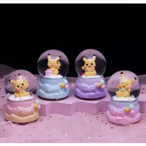 Pikaçu Işıklı Kar Küresi 7 cm