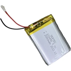 103450 3.7V 2000 Mah Li-Polymer Pil DEVRELI/1.5A