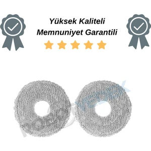Dreame Bot L10S Pro Uyumlu 2 Adet Mikrofiber Mop Bez
