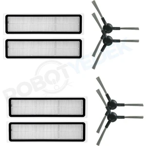 Dreame D9 Max Gen 2 Uyumlu Yedek Hepa Filtre ve Yan Fırça-8 Parça