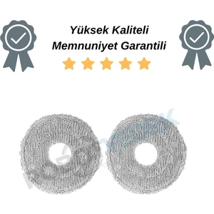 Xiaomi X10 Plus X20 Plus Uyumlu 2 Adet Mikrofiber Mop Bez
