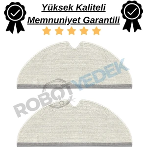 Roborock Q8 Max, Q8 Max Plus 2 Adet Mop Fiber Paspas
