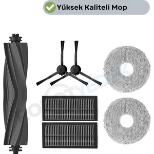 Dreame L10S Pro Ultra Head Kauçuk Fırça Hepa Filtre Mop Seti-7 Parça
