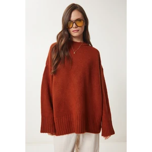 Happiness İstanbul Yumuşak Dokulu Oversize Triko Kazak