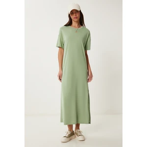 Oversize Basic Yazlık Örme Elbise