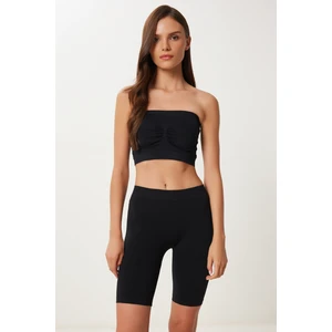 Dikişsiz Örme Boxer LGV0003 SİYAH
