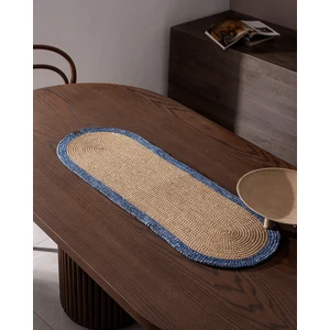 Madame Coco Alsace Masa Runner - Naturel/Mavi