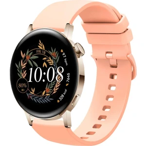 Huawei Watch Gt3 42MM ile Uyumlu Kordon Jel Silikon Tokalı Kayış