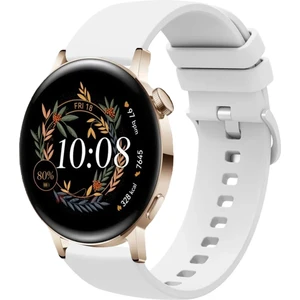 Huawei Watch Gt3 42MM ile Uyumlu Kordon Jel Silikon Tokalı Kayış