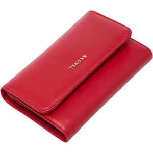 Kırmızı Hakiki Deri Kadın Cüzdan - S1CB00005730-H4B