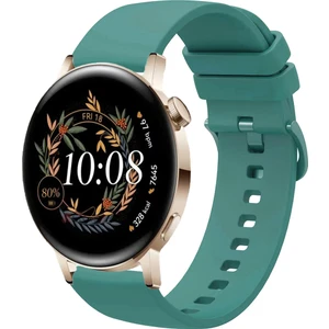 Huawei Watch Gt3 42MM ile Uyumlu Kordon Jel Silikon Tokalı Kayış