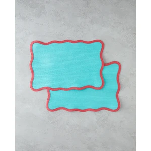 Daydream Pp 2'li Amerikan Servis 30X45 cm Mavi - Pembe