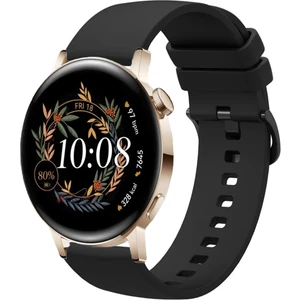 Huawei Watch Gt3 42MM ile Uyumlu Kordon Jel Silikon Tokalı Kayış