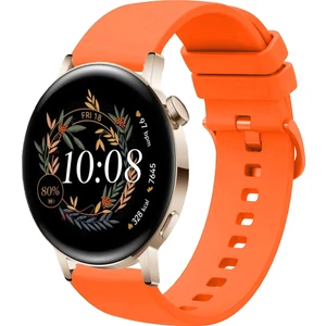 Huawei Watch Gt3 42MM ile Uyumlu Kordon Jel Silikon Tokalı Kayış