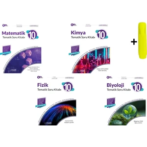 Palme Yayıncılık 10. Sınıf Joker Matematik Fizik Kimya Biyoloji Soru Kitabı Yeni