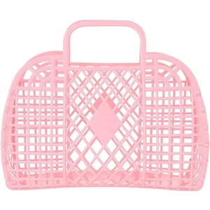 Retro Sepet Çanta- Açık Pembe