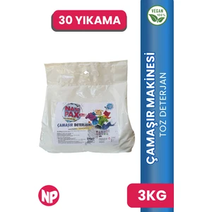 Çamaşır Makinesi Toz Deterjanı 3 kg