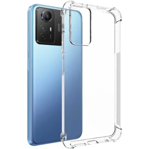 Xiaomi Poco C65 Kılıf Crystal Sert Pc Antishock Darbe Emici Kenar Şeffaf Silikon Kapak