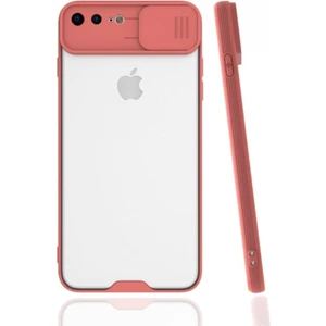 Apple iPhone 7 Plus Uyumlu Sürgülü Ultra Ince Renkli Kamera Korumalı Koruyucu Kılıf