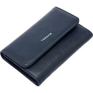 Lacivert Hakiki Deri Kadın Cüzdan - S1CB00005730-O15