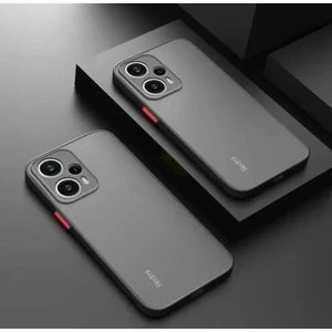 Xiaomi Redmi Note 12 Pro 5g Kılıf Mat Parmak Izi Yapmaz Kamera Korumalı Renkli Tuşlu Silikon Kapak