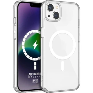 Apple Iphone 13 Mini Kılıf Kablosuz Şarj Magsafe Uyumlu Köşe Korumalı Şeffaf Kılıf