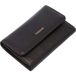 Kahve Hakiki Deri Kadın Cüzdan - S1CB00005730-D06