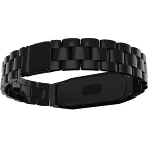 Xiaomi Mi Band 5 Kordon Kasalı Paslanmaz Çelik Stainless Steel Baklalı Ayarlanabilir Akıllı Saat Kordonu ve Ayarlama Aparatı