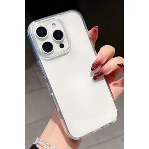 Apple iPhone 16 Pro Max Kılıf Renksiz Şeffaf Yumuşak Ince Esnek Silikon Kapak