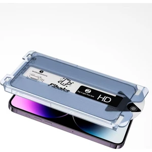 Apple iPhone 12 Pro Uyumlu Kolay Uygulama Aparatlı Siyah Çerçeveli Tam Kapatan Cam Ekran Koruyucu