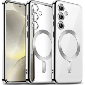 Samsung Galaxy S23 Fe Kılıf Magsafe Wireless Şarj Destekli Parlak Renkli Lens Korumalı Kapak