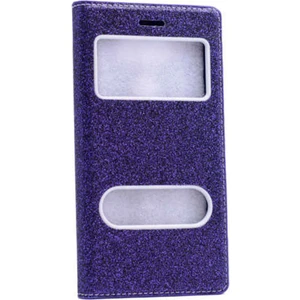 Apple iPhone 6 - 6s Kılıf Kapaklı Simli Parlak Lüks Koruyucu 360 Kapak