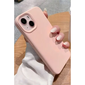 iPhone 13 - 14 - 15 Kılıf İçi Kadife Lansman Renkli Yumuşak Silikon Kapak
