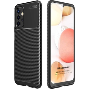 Samsung Galaxy A32 Kılıf Rugged Armor Darbe Emici Uzun Ömürlü Dayanıklı Parmak İzi Yapmaz Karbon Tasarım Negro Silikon Kapak